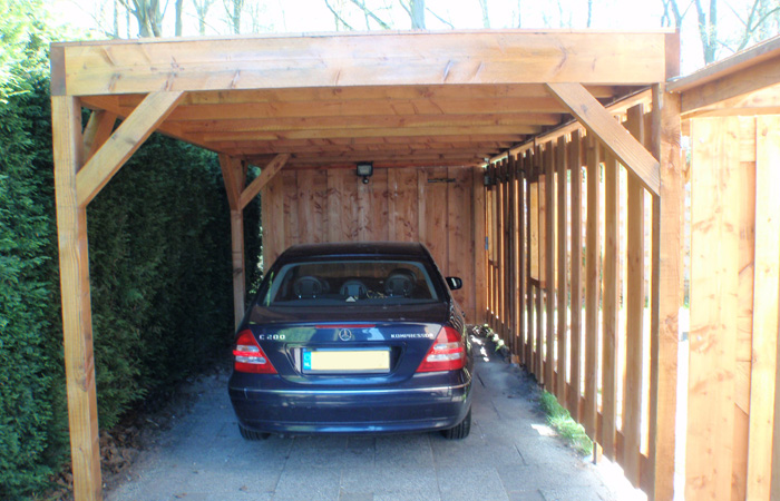 houten carport
