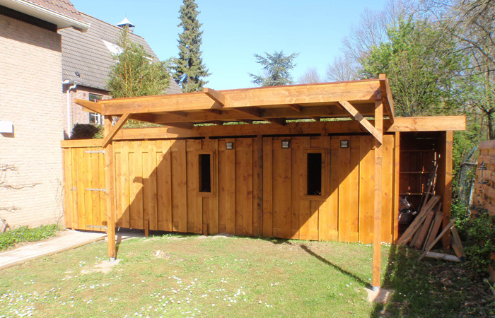 houten carport
