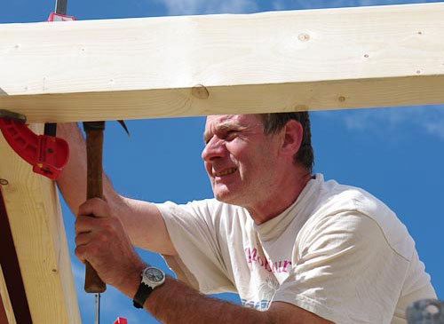 JanBechtold houten tuinhuizen samen bouwen