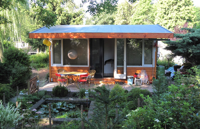 houten tuinhuis