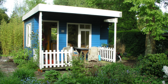 houten tuinhuis